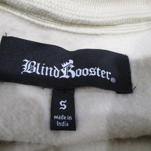 Blind Rooster Wraparound Crewneck Sweatshirt - Seedpearl / Cherry Blossom - Picture 5 of 6